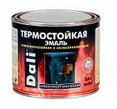 Эмаль Dali антикоррозийная термостойкая для металла матовая черная 0,4 л