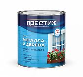 Эмаль Престиж ПФ-115 алкидная, для дерева и металла, глянцевая, белая, 2.8 кг 