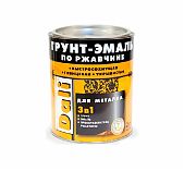Грунт-эмаль по ржавчине Dali 3 в 1 глянцевая оранжевая RAL 2004, 2 л