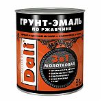 Грунт-эмаль Рогнеда Dali 3 в 1 по ржавчине, молотковая, серебристая 2 л