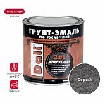 Грунт-эмаль Рогнеда Dali 3 в 1 по ржавчине молотковая, серый 0.75 л