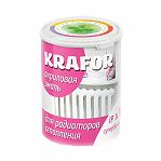 Эмаль KRAFOR для радиаторов отопления, акриловая, белая, 1 кг