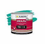 Эмаль Лакра ПФ-115 для внутренних и наружных работ, алкидная, глянцевая, бирюза, 1 кг