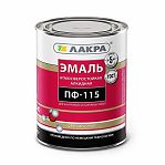 Эмаль Лакра ПФ-115 для внутренних и наружных работ, алкидная, глянцевая, кремовый, 1 кг