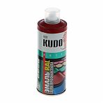 Эмаль для металлочерепицы KUDO KU-03005R, винно-красный, 520 мл 