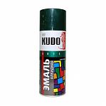 Эмаль Kudo высокопрочная, алкидная, темно-зеленая, 520 мл KU-1007