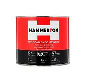 Грунт-эмаль HAMMERTON 3в1 по металлу быстросохнущая серая 1,9 л