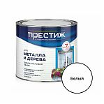Эмаль Престиж ПФ-115 алкидная для дерева и металла матовая белая 1.9 кг