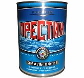 Эмаль Престиж ПФ-115 алкидная для дерева и металла глянцевая желтая 0.9 кг