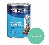 Эмаль Престиж ПФ-115 алкидная для дерева и металла глянцевая зеленая 0,9 кг
