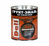 Грунт-эмаль по ржавчине Dali Рогнеда 3 в 1 молотковая шоколадная 2 л  