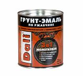 Грунт-эмаль Dali по ржавчине 3 в 1, молотковая, глянцевая, бронзовая, 2 л