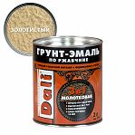 Грунт-эмаль Dali по ржавчине 3 в 1, молотковая, глянцевая, золотистая, 2 л