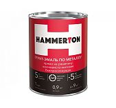 Грунт-эмаль HAMMERTON 3в1 по металлу быстросохнущая, красно-коричневая 0.9л
