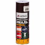 Аэрозольная эмаль ULTIMA RAL3005 Винно-красный универсальная, 520 мл