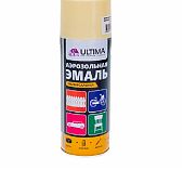 Эмаль аэрозольная ULTIMA ULT046 RAL1015 акриловая, универсальная, слоновая кость, 520 мл