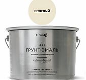 Грунт-эмаль Elcon 3 в 1, для внутренних и наружных работ, по ржавчине, матовая, бежевая, 2.0 кг