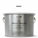 Грунт-эмаль Elcon 3 в 1, для внутренних и наружных работ, по ржавчине, матовая, белая, 2.0 кг