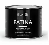 Эмаль Elcon Patina, для металла, термостойкая, до 700 °C, серебро, 0.2 кг