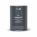 Грунт-эмаль Elcon 3 в 1 для металла, по ржавчине, матовая, графит, 0.8 кг