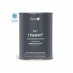 Грунт-эмаль Elcon 3 в 1 для металла, по ржавчине, матовая, графит, 0.8 кг