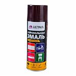 Эмаль аэрозольная Ultima ULT021 акрилатная, универсальная, красно-коричневый грунт, 520 мл