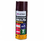 Эмаль аэрозольная Ultima ULT021 акрилатная, универсальная, красно-коричневый грунт, 520 мл
