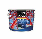 Эмаль Linnimax по ржавчине, шелковисто-матовая, черная RAL 9005, 2.5 л