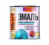 Эмаль ПФ-115 Virtuoso матовая, алкидная, атмосферостойкая, белая RAL9016 0.9 кг