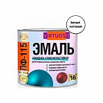 Эмаль ПФ-115 Virtuoso матовая, алкидная, атмосферостойкая, белая RAL9016 2.4 кг