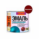 Эмаль ПФ-115 Virtuoso глянцевая, алкидная, атмосферостойкая, вишнёвая 2.4 кг
