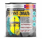 Грунт-эмаль Virtuoso Premium 3 в 1 по ржавчине, серая 1,9 кг