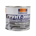 Грунт-эмаль Virtuoso Premium 3 в 1 по ржавчине, красная 1,9 кг (1/6)