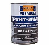 Грунт-эмаль Virtuoso Premium 3 в 1 по ржавчине, красная 0,9 кг