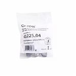 Кран шаровой Gappo G225.04 1/2", ВН-НР, бабочка из алюминия
