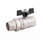 Кран шаровой Gappo G219.06 1"x1" ВР-НР с американкой полнопроходной