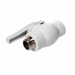 Кран шаровой Valfex комбинированный НР 32х1" 24/6, белый