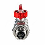 Кран шаровой Giacomini R259D с разъемным соединением R259X009 ВН, хромированный 