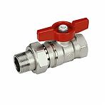 Кран шаровой Giacomini R259D с разъемным соединением R259X009 ВН, хромированный 