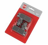 Набор дизайн-вентилей Royal Thermo Cube, угловых (хром) 1/2"