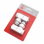 Набор дизайн-вентилей Royal Thermo Cube, угловых (белый) 1/2"
