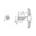 Двигатель бензиновый ASILAK SL-177F-D25 9.0 л.с.
