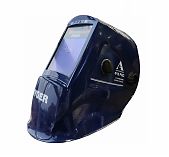 Маска сварочная Ayger Ф10 PRO 90х103 мм, хамелеон, пластик, синяя
