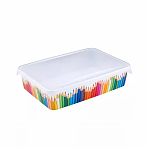 Лоток Keeplex Trendy Карандашница с крышкой, пластик, 52х140х204 мм