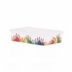 Лоток Keeplex Trendy Карандашница с крышкой, пластик, 52х140х204 мм