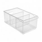 Контейнер Econova Rolly универсальный 165x305x129 мм, 5 л, прозрачный