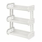 Полка в ванную Keeplex Regular 3-х ярусная 418х324х170 мм, белое облако