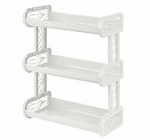 Полка в ванную Keeplex Regular 3-х ярусная 418х324х170 мм, белое облако