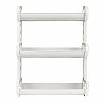 Полка в ванную Keeplex Regular 3-х ярусная 418х324х170 мм, белое облако