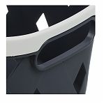 Корзина для хранения Y4-8604 плетеная, прямоугольная, серая 24х17х12 см